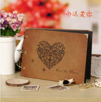 10 Inch DIY Album Dandelion Series DIY Handmade Photo Albums for Lover Baby Wedding Stickers Scrapbooking Family Scrapbook Albums Family Anniversary Gift For Couple Stevvex