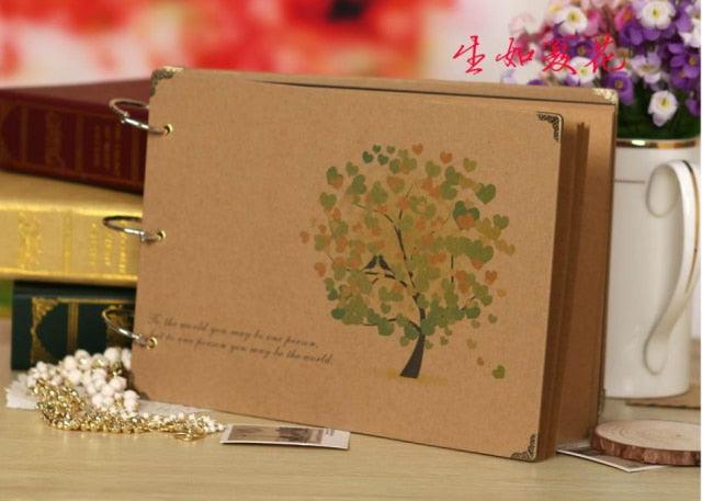 10 Inch DIY Album Dandelion Series DIY Handmade Photo Albums for Lover Baby Wedding Stickers Scrapbooking Family Scrapbook Albums Family Anniversary Gift For Couple Stevvex