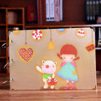 10 Inch DIY Album Dandelion Series DIY Handmade Photo Albums for Lover Baby Wedding Stickers Scrapbooking Family Scrapbook Albums Family Anniversary Gift For Couple Stevvex
