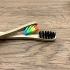 10 Pcs Natural Colorful Toothbrush Eco Friendly Soft Bamboo Toothbrush Bamboo Tooth Dental Oral Care Wood Tooth Brushes Stevvex