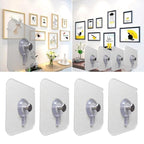 10 Pcs Punch-Free Non-Marking Strong Adhesive Screw Stickers Wall Picture Hook Invisible Traceless Hardware Drywall Hooks Towel Hook Self Adhesive Key Holder Wall Hook Clothes Coat Robe Hooks Cabinet Closet Door Hanger Stevvex