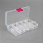 10 Slots Adjustable Plastic Jewelry Box Storage Case Craft Jewelry Organizer Beads  Jewelry Making Jewelry Organizer Adjustable Storage Box Plastic Compartments Organizer for Jewelry Stevvex