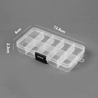 10 Slots Adjustable Plastic Jewelry Box Storage Case Craft Jewelry Organizer Beads  Jewelry Making Jewelry Organizer Adjustable Storage Box Plastic Compartments Organizer for Jewelry Stevvex