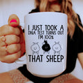100% That Sheep Ceramic Mug 15 oz Peachy Sunday