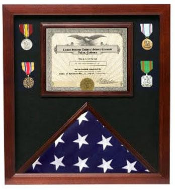 Flag Connections Veterans Made Flag Document Case American Flags 4 x 6 The Military Gift Store
