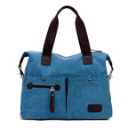 Canvas handbag Pi-Mart