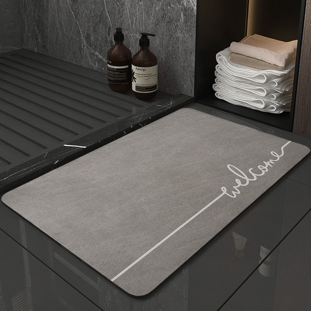 Quick Drying Absorbent Bathroom Mat Pi-Mart