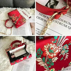 Flower Clutch Evening Bag for Women Wedding Bride Clutch Purse Antique