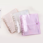 100/200 Pockets Photo Album 3/5 inches Mini Picture Case Name Card Storage Collect Book Photocard Shiny Clear 6-Ring Binder Cover Refillable Notebook Photo Album Stevvex