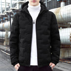 Winter cotton-padded casual coat jacket hooded