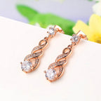 Ladies Autilite Gold Plated Earring Pi-Mart