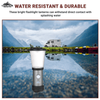 Cascade Mountain Tech 500-Lumen IPX4 LED Flashlight Lantern - 3 Pack