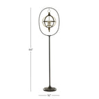 DecMode 16"W, 66"H Metal Candle Lantern, Bronze, 1 - Piece
