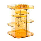 Rotating Acrylic Cosmetic Storage Box Transparent Pi-Mart