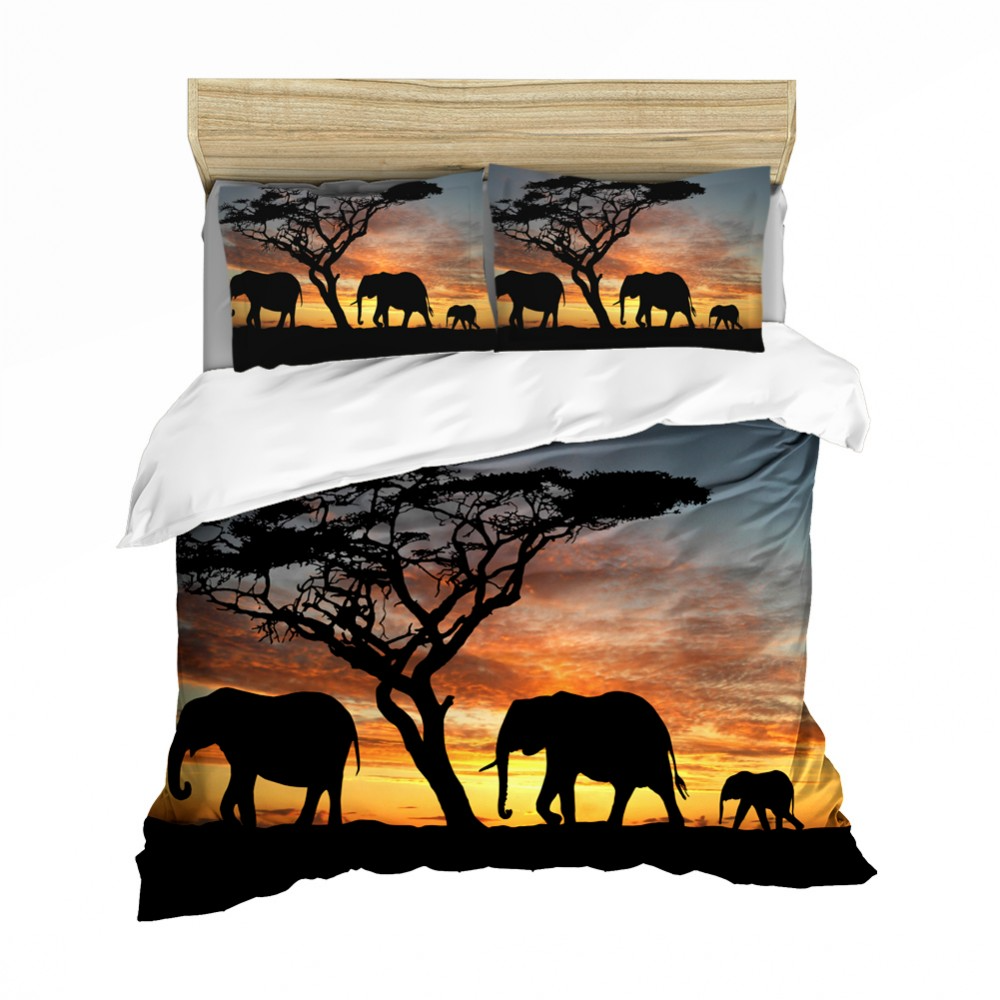 Elephant photo duvet cover Pi-Mart