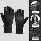 Fleece-lined Thick Waterproof And Cold-resistant Gloves Pi-Mart