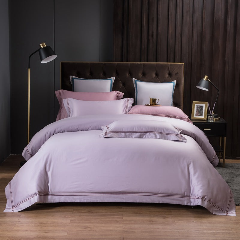 Four-piece Cotton Bed Linen And Duvet Cover Pi-Mart