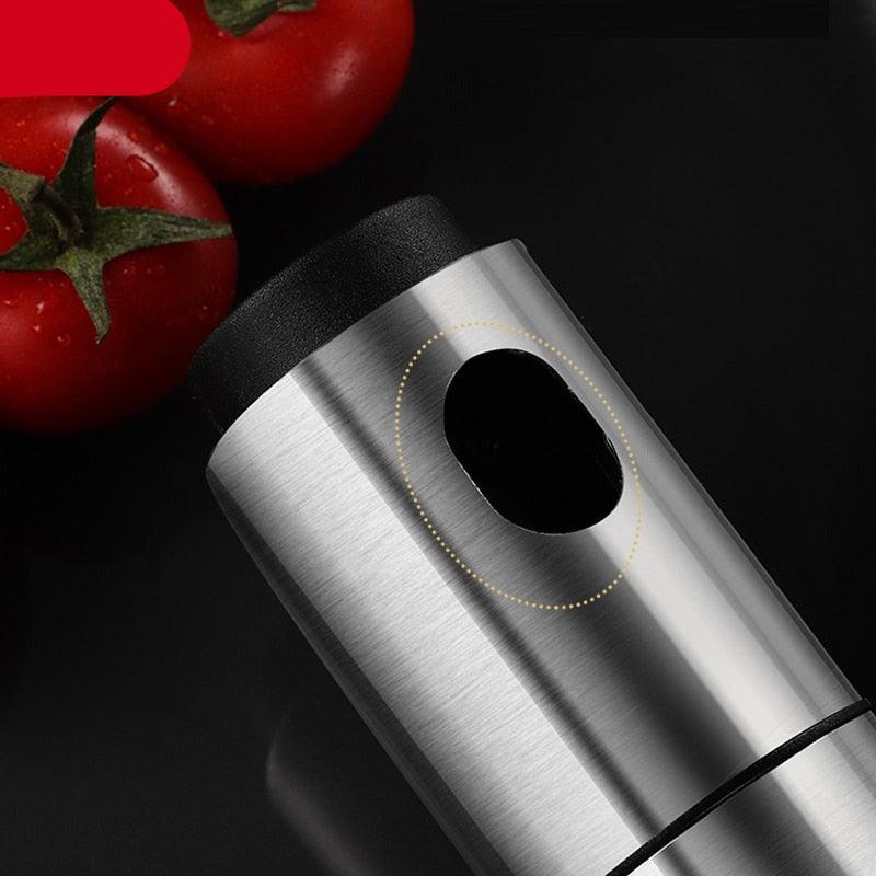 100ML Stainless Steel Olive Oil Sprayer Spray Bottle Spray Kitchen Cooking Oil Spray BBQ Oil Spray Bottle  Oil Sprayer for Cooking Air Fryer Stainless Steel Olive Oil Sprayer Mister 100ML Portable Olive Oil Spray Bottle for BBQ Stevvex