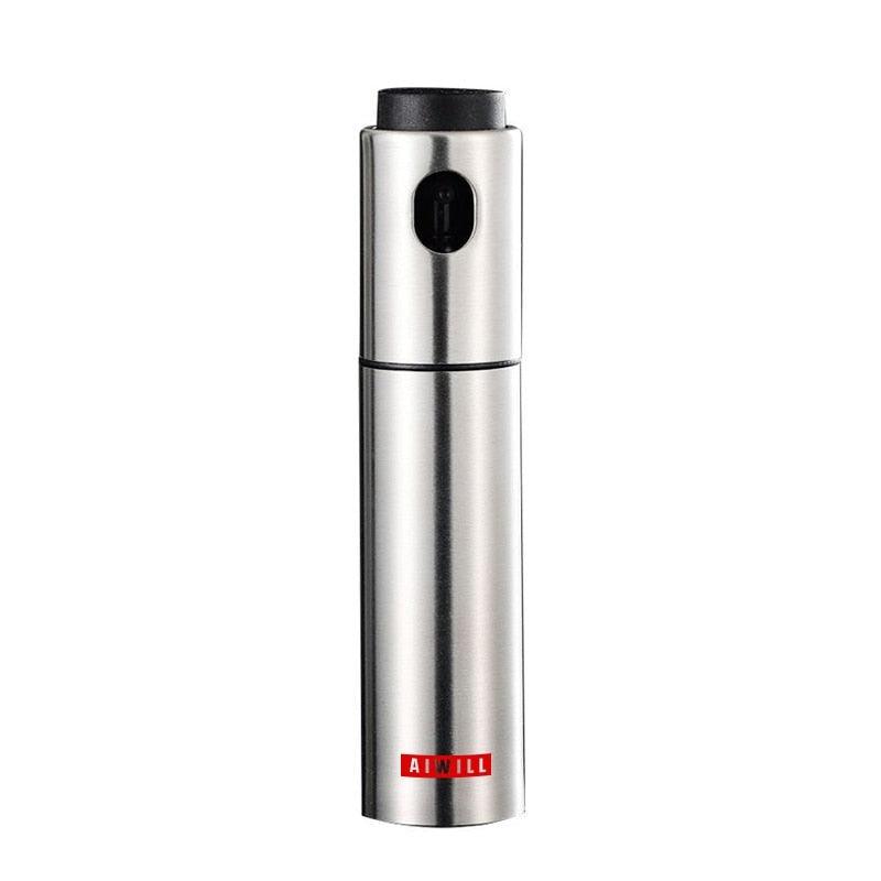 100ML Stainless Steel Olive Oil Sprayer Spray Bottle Spray Kitchen Cooking Oil Spray BBQ Oil Spray Bottle  Oil Sprayer for Cooking Air Fryer Stainless Steel Olive Oil Sprayer Mister 100ML Portable Olive Oil Spray Bottle for BBQ Stevvex