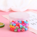 100Pcs Cute Candy Colors Plastic Hairpins Mini Hair Claw Clips Hair Braids Maker Beads Headwear Gorgeous Hair Accessories For Women Stevvex