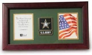 U. S. Go Army Medallion Double Picture Frame The Military Gift Store