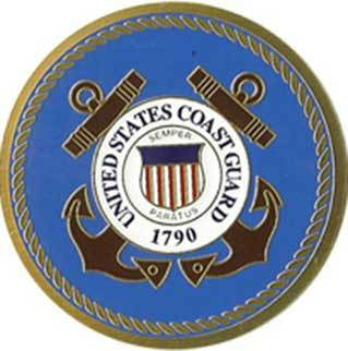 Flags Connections COAST GUARD Color Medallion The Military Gift Store