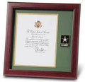 Go Army Medallion, Army Presidential Certificate Frame The Military Gift Store