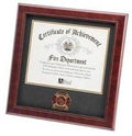Firefighter Medallion Certificate Frame The Military Gift Store