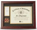 Firefighter Medallion Certificate and Medal Frame The Military Gift Store