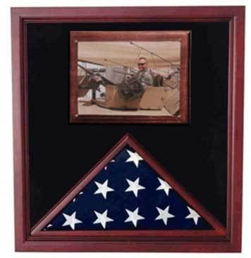 Army Air Corps Flag shadow case, Flag Frame with photo display The Military Gift Store