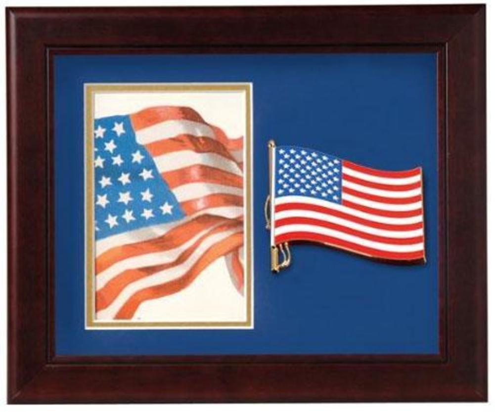 Flag Connections Patriotic Vertical Picture Frame. The Military Gift Store