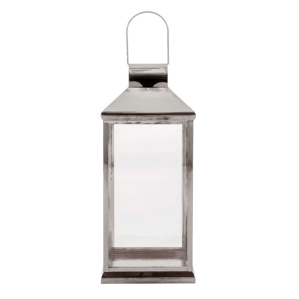 Hobbs Stainless Steel 22" Lantern, Silver