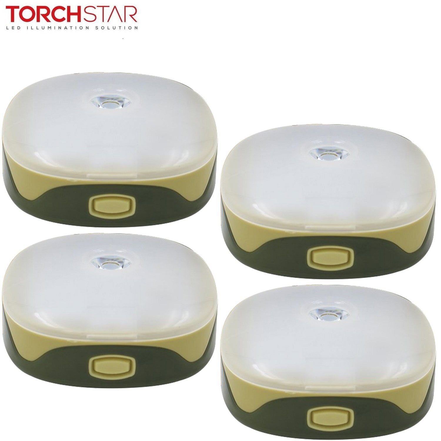 TORCHSTAR LED Camping Lantern with Wireless Battery Powered, Camping Lights for Tent, Hiking, Emergencies, Pack of 4