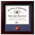 United States Marine Corps Certificate of Achievement Frame The Military Gift Store