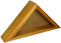 US Flag Store Cadet III Flag Display Case for 3ft x 5ft Flag in Oak The Military Gift Store