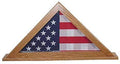 American Flag Display Case for Burial Flag, Solid Wood Flag Display Case Made in America The Military Gift Store