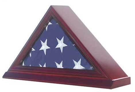 3' X 5' American Flag Display Case Stand Shadow Box (Not for Funeral flag). The Military Gift Store