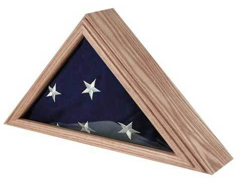 Capital Flag Case for 3ft x 5ft Flag - Oak The Military Gift Store