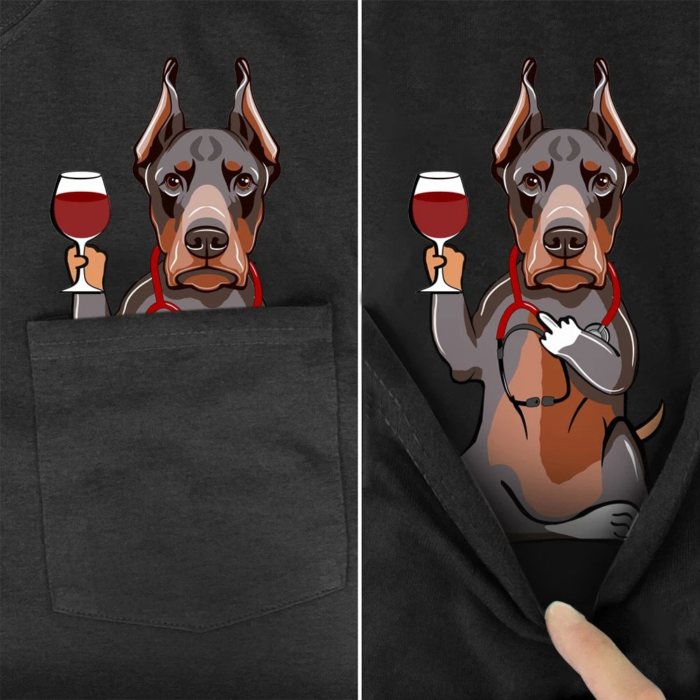 Husky Print T-Shirt