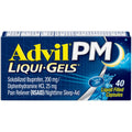 Advil PM Liqui-Gels Pain and Headache Reliever Ibuprofen Capsules; 40 Count EasyOptionXY LLC