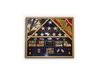 Flags Connections 3 Flags Military Shadow Box, flag case for 3 flags The Military Gift Store