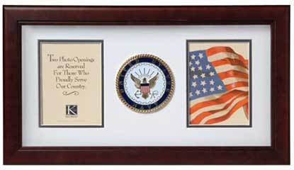 Flags Connections United States Navy Dual Picture Frame The Military Gift Store