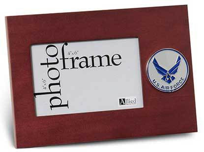Flags Connections Aim High Air Force Medallion Desktop Picture Frame, 4 by 6-Inch The Military Gift Store