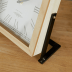 DecMode 9" Brown Wooden Clock EasyOptionXY LLC