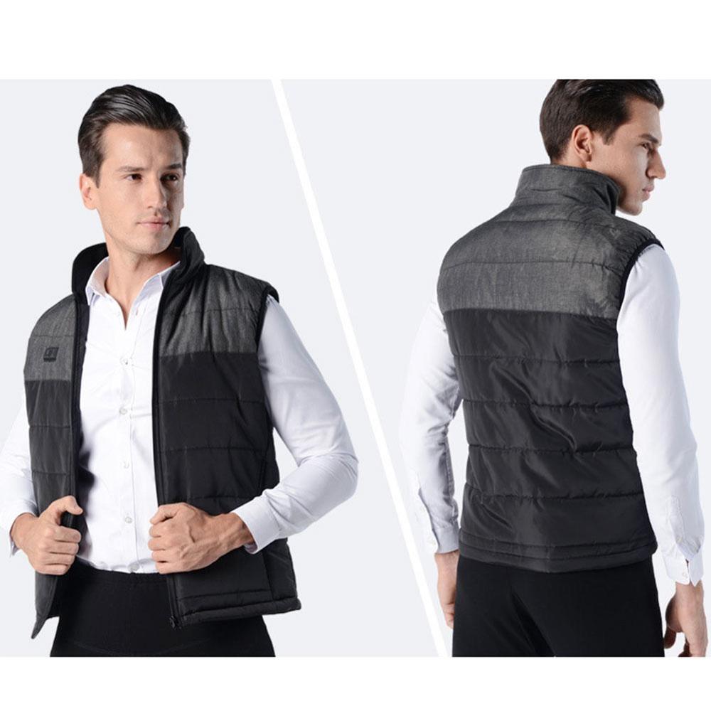 Charging and heating down vest