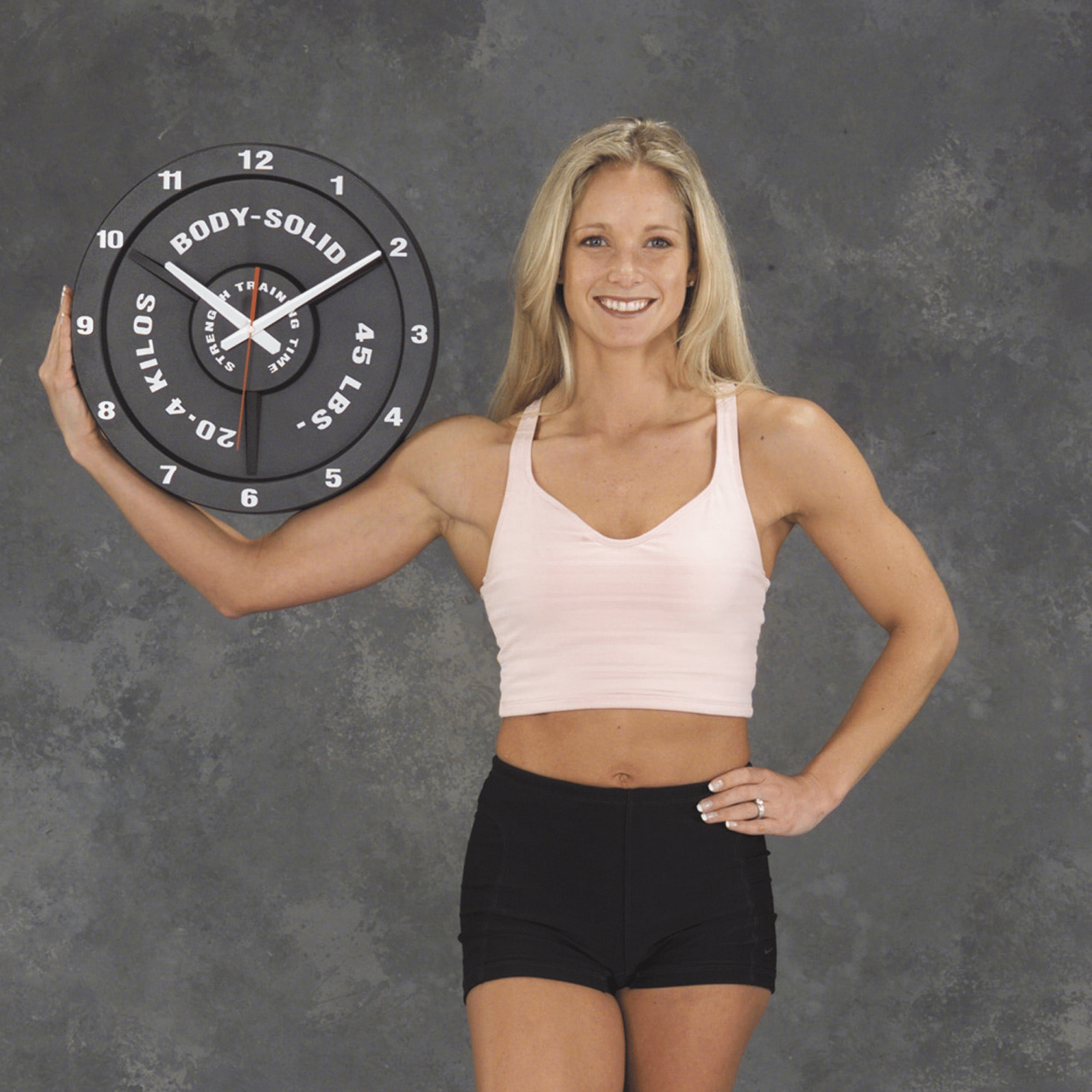 Weight Plate Wall Clock EasyOptionXY LLC