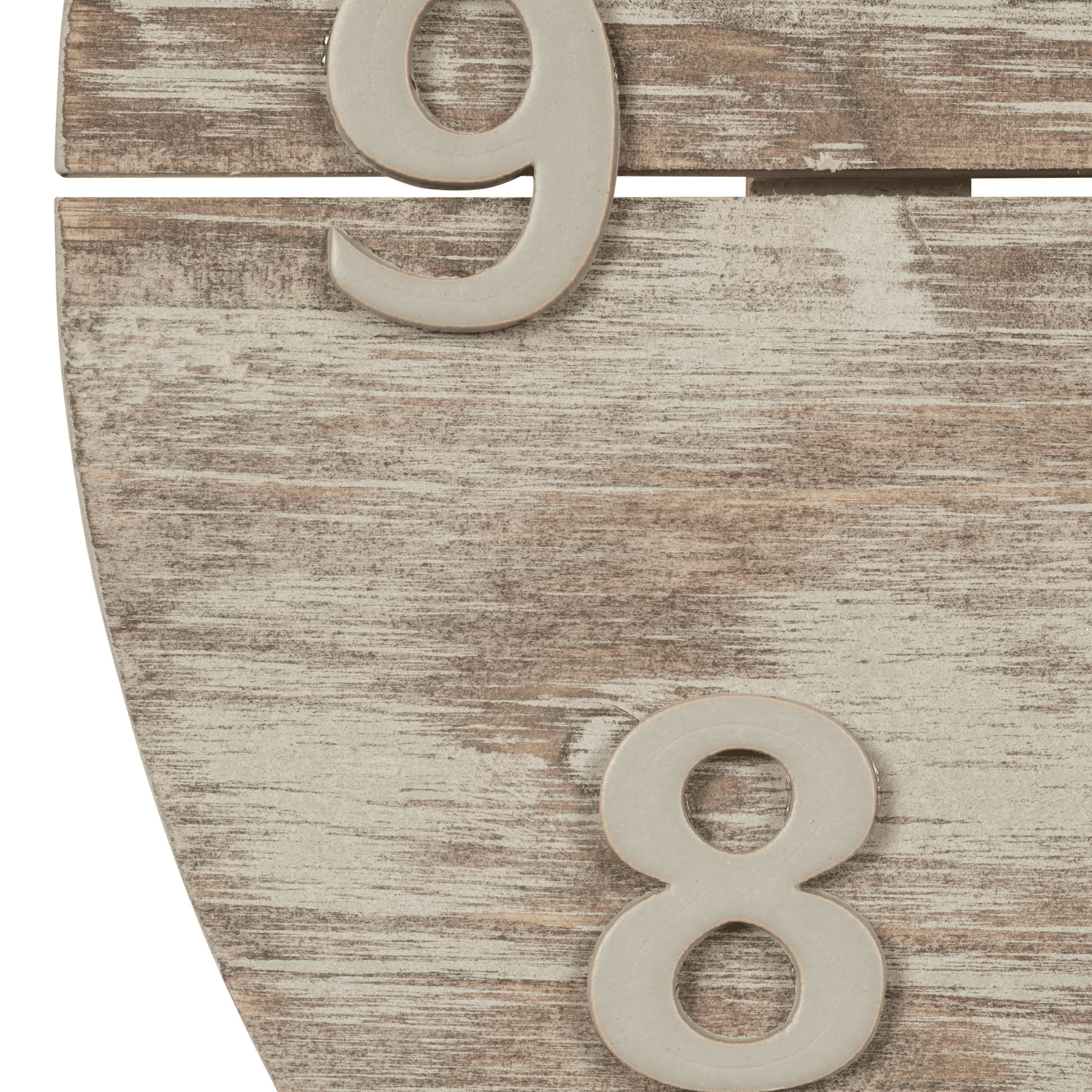 La Crosse Clock 12-inch Sunwashed Wood Brown Quartz Analog Clock, 404-3430W EasyOptionXY LLC