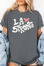 LA Strong Graphic Plus Heavy Cotton Tee - SJB-DIAMOND ELITES