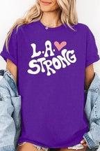 LA Strong Graphic Plus Heavy Cotton Tee - SJB-DIAMOND ELITES
