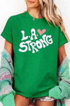 LA Strong Graphic Plus Heavy Cotton Tee - SJB-DIAMOND ELITES